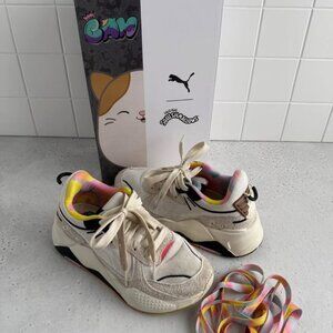 Squishmallow x Puma girls shoes size 4 youth